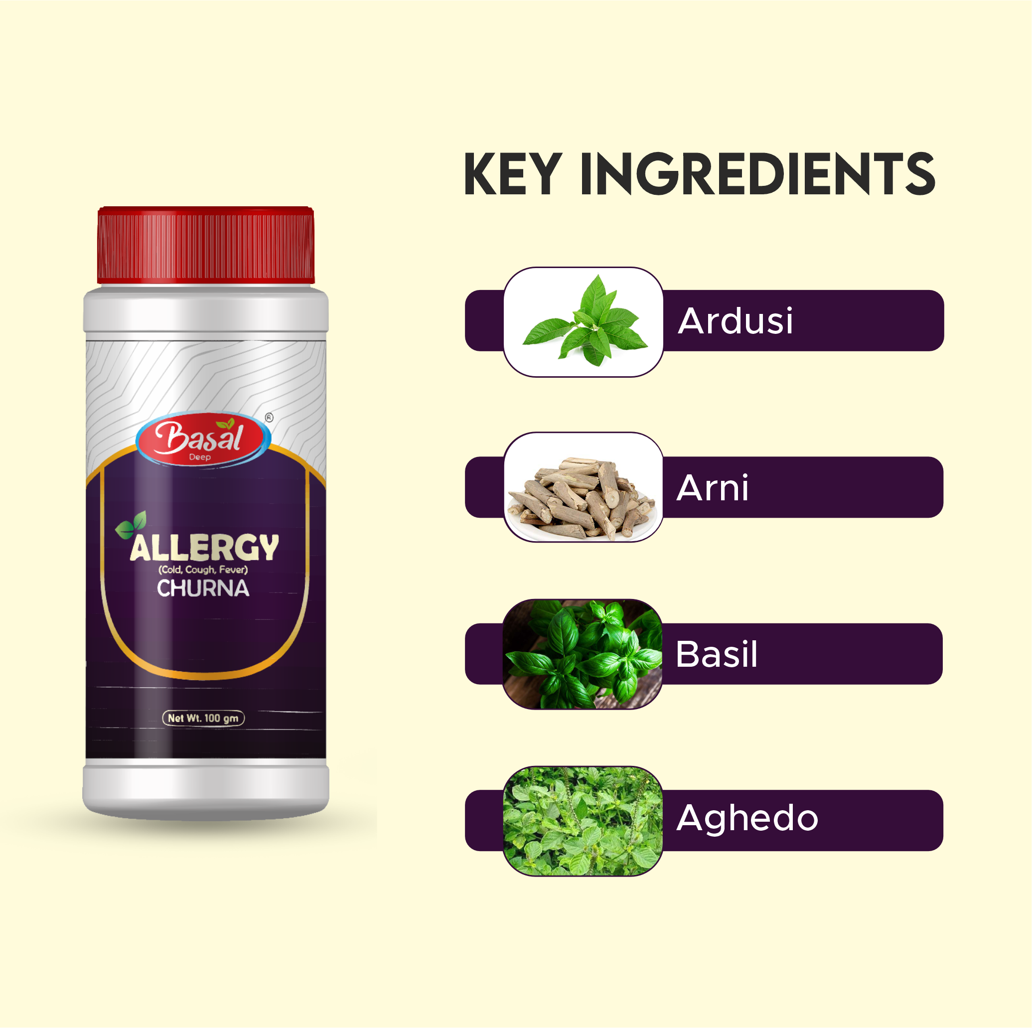 Allergy(Cold,Cough,Fever) Churna